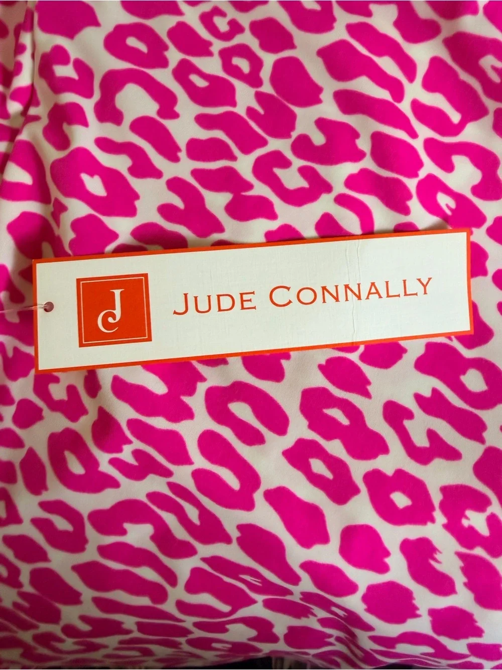 NWT Jude Connally Hot Pink Cheetah Print Mini Skort Size M